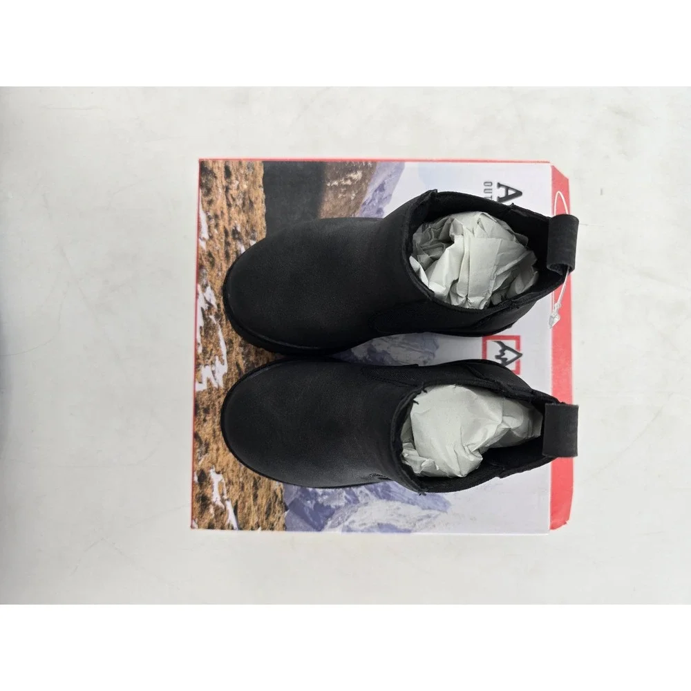 Avalanche Chelsea Boots Kids Size 5 Black Outdoor Pull On AV98785 - New